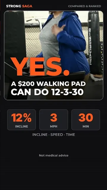 $200 Walking Pad vs 12-3-30 (YouTube Short)