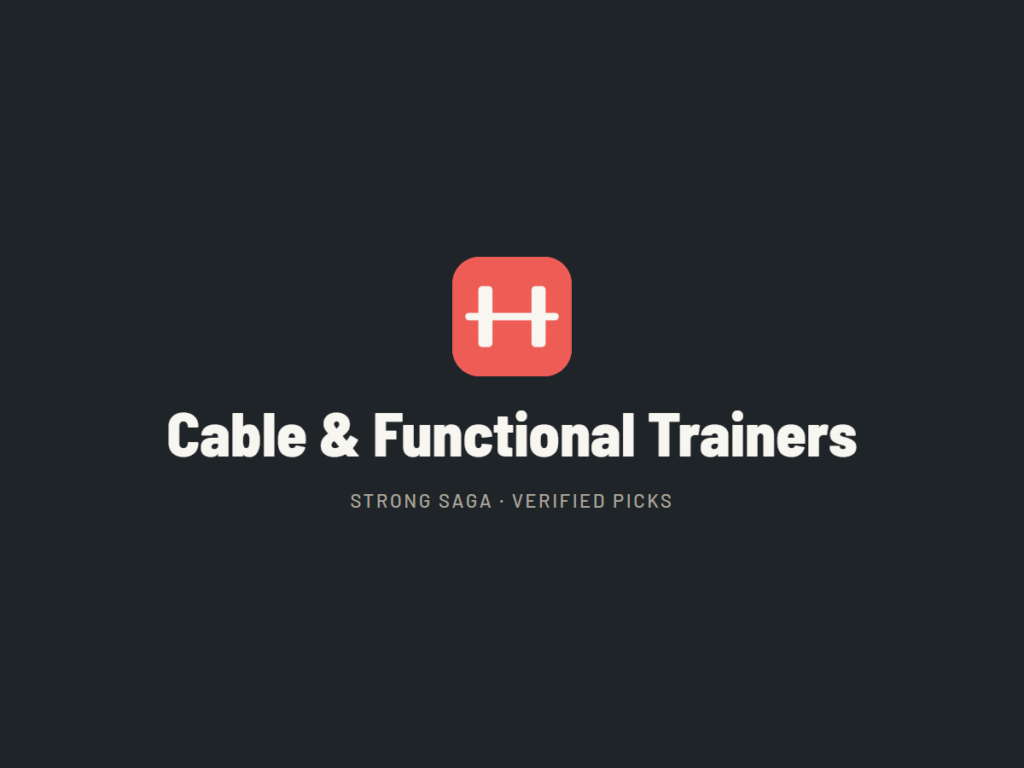 Cable & Functional Trainers. Strong Saga category image