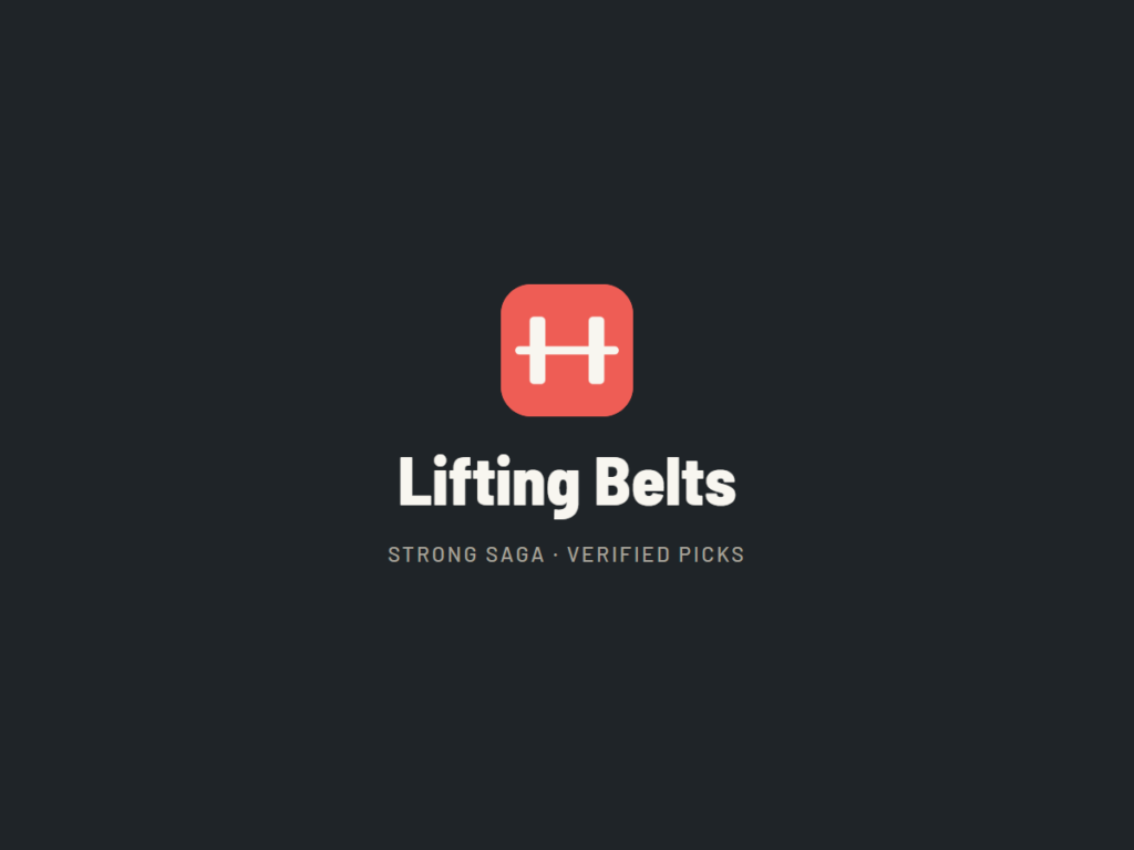 Lifting Belts. Strong Saga category image