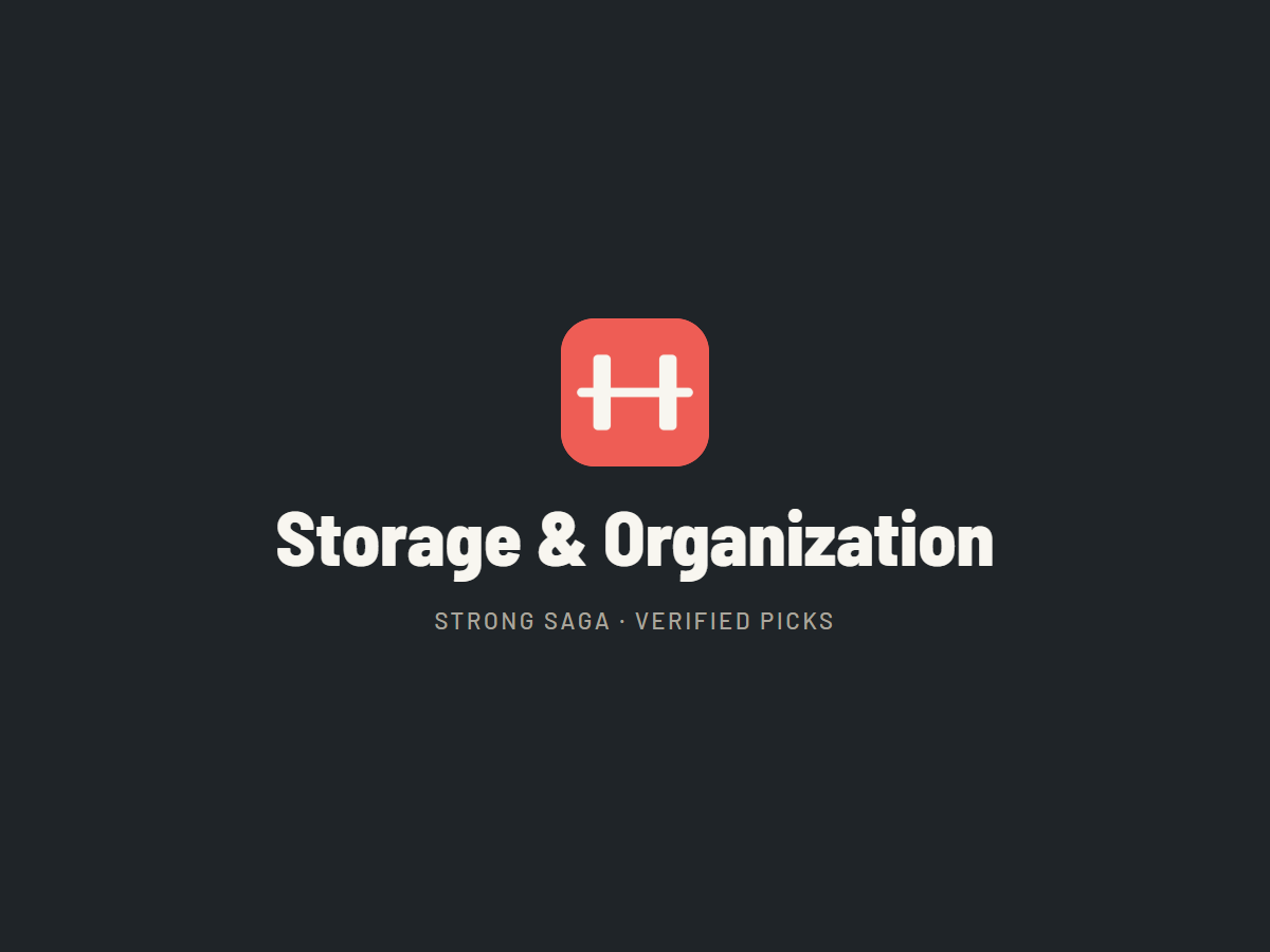 Storage & Organization. Strong Saga category image