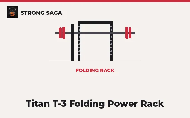 Titan T-3 Folding Power Rack